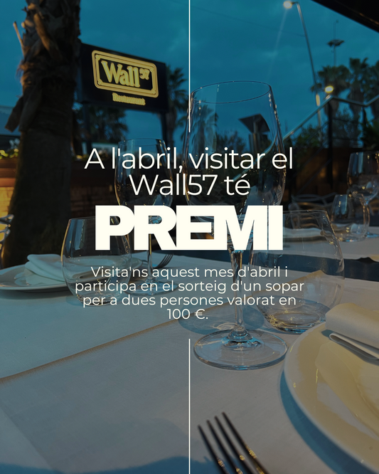 Abril amb premi: Participa en el sorteig de Wall57