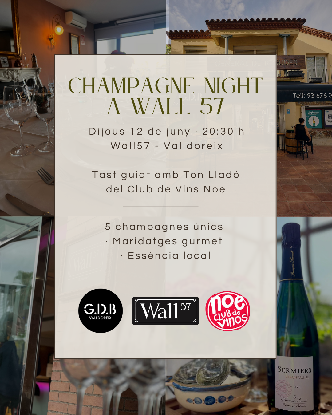 Nit de Champagne amb Ton Lladó – Tast guiat amb maridatge